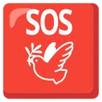 SOS button + dove