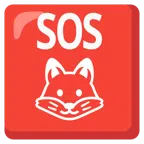SOS button + fox