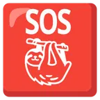 SOS button + sloth