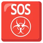 SOS button + biohazard