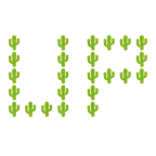 UP! button + cactus
