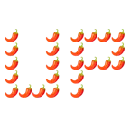 UP! button + hot pepper