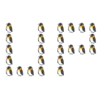UP! button + penguin