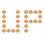 UP! button + monkey face