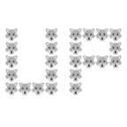 UP! button + wolf