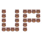 UP! button + bear