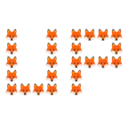 UP! button + fox