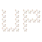 UP! button + llama