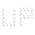 UP! button + goose