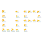 UP! button + sun behind cloud