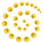 ไซโคลน + หน้าโกรธ