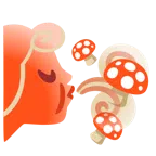 พ่นลม + เห็ด