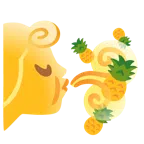 พ่นลม + สับปะรด