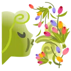 พ่นลม + ช่อดอกไม้