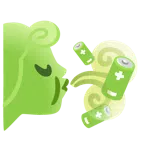 พ่นลม + แบตเตอรี่