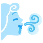 พ่นลม + น้ำลายไหล