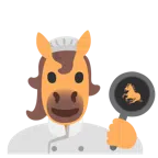 ทำอาหาร + ม้า