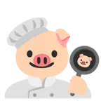 ทำอาหาร + หน้าหมู
