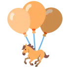 Luftballon + Pferd