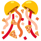 Konfettiball + Pizza