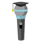 Doktorhut + Mikrofon