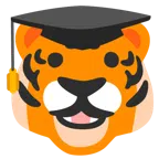Doktorhut + Tigergesicht