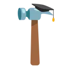 Doktorhut + Hammer und Schraubenschlüssel