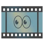 taśma filmowa + oczy