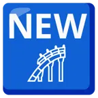kolejka górska + przycisk NEW