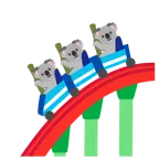 kolejka górska + koala
