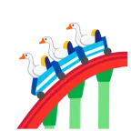 kolejka górska + gęś