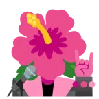 Mikrofon + Hibiskus