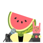 Mikrofon + Wassermelone