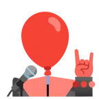 Mikrofon + Luftballon
