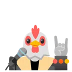 Mikrofon + Huhn