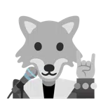 Mikrofon + Wolf
