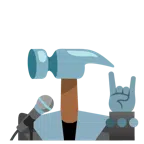 Mikrofon + Hammer und Schraubenschlüssel