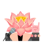Mikrofon + Lotusblüte