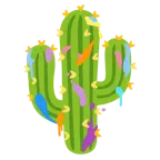 Mischpalette + Kaktus