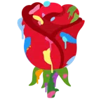 Mischpalette + Rose
