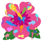 Mischpalette + Hibiskus