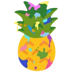 Mischpalette + Ananas
