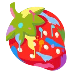 Mischpalette + Erdbeere
