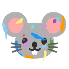 Mischpalette + Mäusegesicht