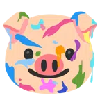Mischpalette + Schweinegesicht