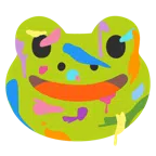 Mischpalette + Frosch