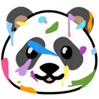 Mischpalette + Panda