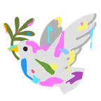 Mischpalette + Taube