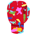 Mischpalette + Boxhandschuh