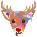 Mischpalette + Hirsch